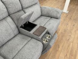 Owen Electric Recliner Grey 2 Seater - thumbnail 6