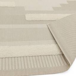 Monty 080x150cm MN06 Natural/Cream Geometric Rug - thumbnail 5