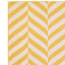 Muse 160x230cm Yellow Chevron Rug MU08 Rug - thumbnail 4