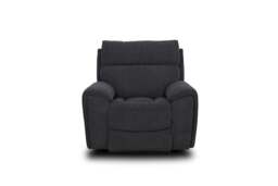 Atlanta Black Lay-Z-Boy Style Fabric Power Recliner Armchair - thumbnail 4