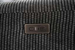 Atlanta Black Lay-Z-Boy Style Fabric Power Recliner Armchair - thumbnail 3