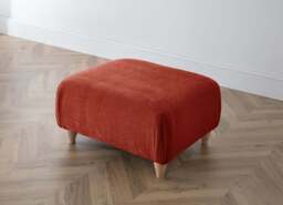 Footstool Manhattan Apricot The Great Sofa Company - Victoria - Bromfield - Lola - Alfie - Mari - Longfellow - Duresta Style - thumbnail 2