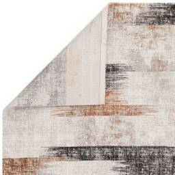 Kuza 080x150cm Lines Terracotta Rug - thumbnail 5