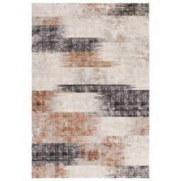Kuza 080x150cm Lines Terracotta Rug - thumbnail 2