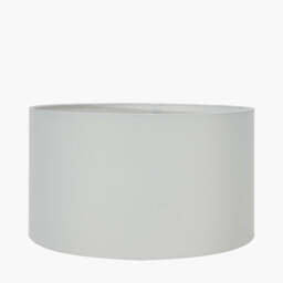 Harry 35cm Ivory Cotton Mix Cylinder Lampshade - thumbnail 1