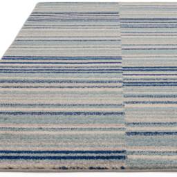 Muse 066x240cm Blue Stripe Rug MU05 Rug - thumbnail 3