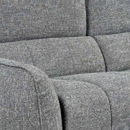 Turin Electric Recliner Sofa Charcoal Left Hand Corner - thumbnail 4