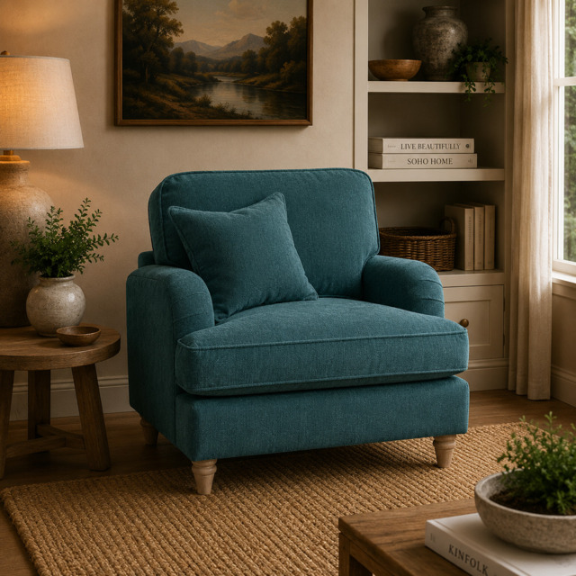 Arm Chair Manhattan Emerald The Great Sofa Company - Piper - Vienna - Arthur - Emeline - Swift - Morris - image 1