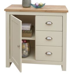Lisbon Sideboard with 1 Door & 3 Drawers - thumbnail 6