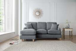 Left Hand Chaise Sofa Manhattan Charcoal The Great Sofa Company - Piper - Vienna - Arthur - Emeline - Swift - Morris - thumbnail 5