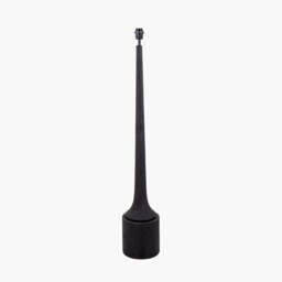 Marin Black Wood Tall Neck Floor Lamp Base - thumbnail 3