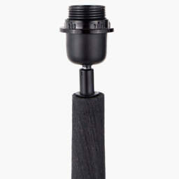 Marin Black Wood Tall Neck Floor Lamp Base - thumbnail 4