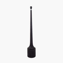 Marin Black Wood Tall Neck Floor Lamp Base - thumbnail 2