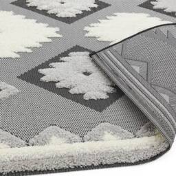 Monty 160x230cm MN01 Black/Cream Tribal Rug - thumbnail 5