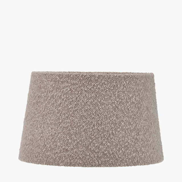 Martigues 30cm Taupe Boucle Tapered Lampshade - image 1