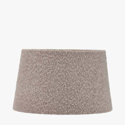 Martigues 30cm Taupe Boucle Tapered Lampshade - thumbnail 1