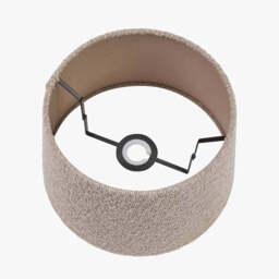 Martigues 30cm Taupe Boucle Tapered Lampshade - thumbnail 3