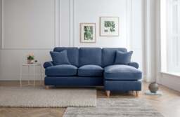 Right Hand Chaise Sofa Manhattan Navy The Great Sofa Company - Victoria - Bromfield - Lola - Alfie - Mari - Longfellow - Duresta Style - thumbnail 5