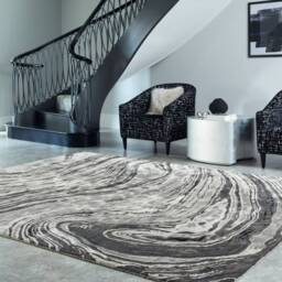 Katherine Carnaby Tuscany 200x300cm Marquina Marble Rug Rug - thumbnail 1