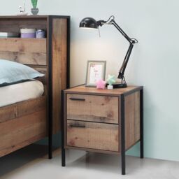 Stretton 2 Drawer bedside table - thumbnail 2