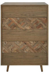 Salvar Wooden Chest of 5 Drawers - thumbnail 1