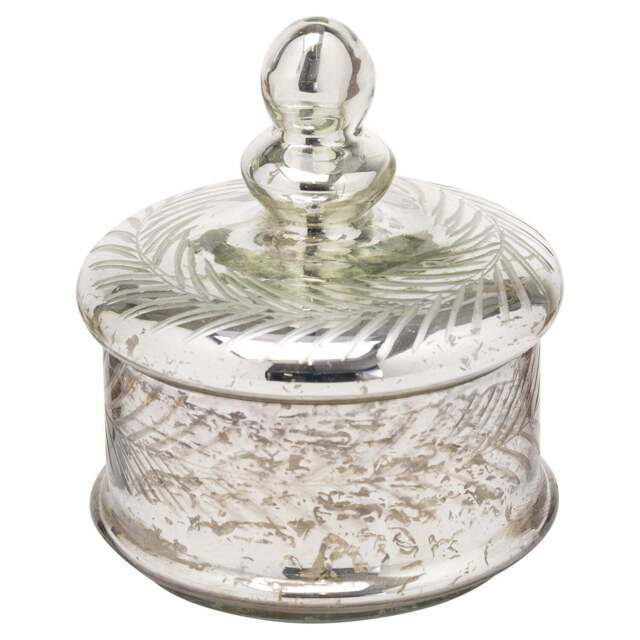 Silver Foil Effect Small Trinket Jar - image 1