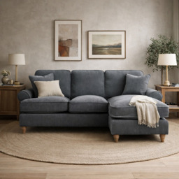 Right Hand Chaise Sofa Manhattan Charcoal The Great Sofa Company - Victoria - Bromfield - Lola - Alfie - Mari - Longfellow - Duresta Style - thumbnail 1