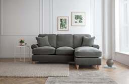 Right Hand Chaise Sofa Manhattan Charcoal The Great Sofa Company - Victoria - Bromfield - Lola - Alfie - Mari - Longfellow - Duresta Style - thumbnail 5
