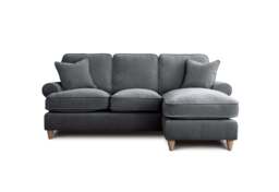 Right Hand Chaise Sofa Manhattan Charcoal The Great Sofa Company - Victoria - Bromfield - Lola - Alfie - Mari - Longfellow - Duresta Style - thumbnail 2