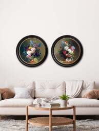 c.1812 Still Life of Flowers - Round - thumbnail 2