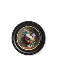 c.1812 Still Life of Flowers - Round - thumbnail 5
