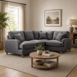 2 Corner 1 Manhattan Charcoal The Great Sofa Company - Piper - Vienna - Arthur - Emeline - Swift - Morris