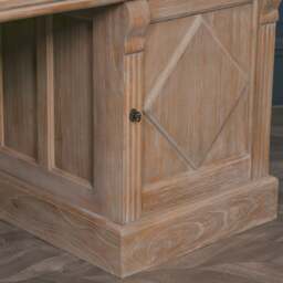 Rustic Wooden Executive Desk - thumbnail 6
