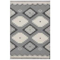 Monty 080x150cm MN01 Black/Cream Tribal Rug - thumbnail 2