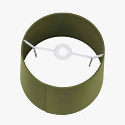 Adelaide 40cm Sage Tapered Cotton Mix Lampshade - thumbnail 2