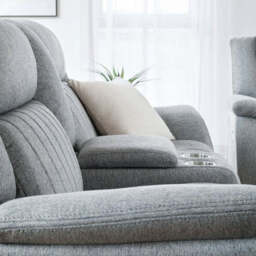 Linden Recliner Sofa Grey 2 Seater - thumbnail 5