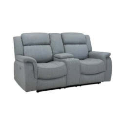 Linden Recliner Sofa Grey 2 Seater - thumbnail 2