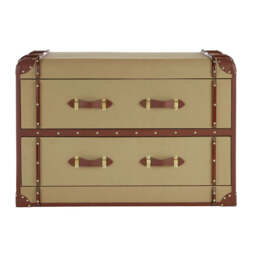 Columbus 2 Drawer Canvas Cabinet - thumbnail 5