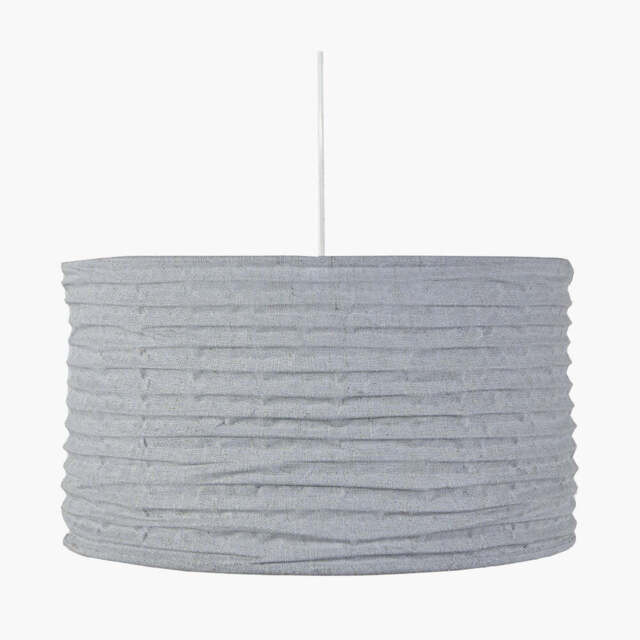 Patpong 50cm Grey Jute Easy Fit Pendant - image 1