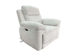Owen Electric Recliner Beige Armchair - thumbnail 1