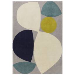 Reef Rug 200x290cm RF25 Mid Century Teal Rug - thumbnail 2
