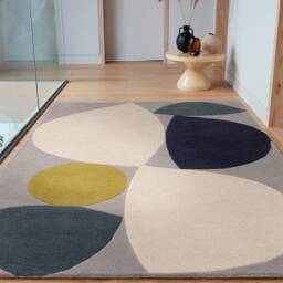 Reef Rug 200x290cm RF25 Mid Century Teal Rug - thumbnail 1