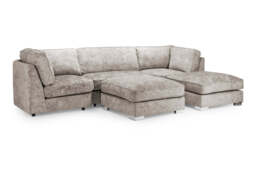 Bishop Fullback Sofa Truffle U Shape Corner Morgan - Malvern - Somerford - Calix - Euphoria - Plush Style - thumbnail 3