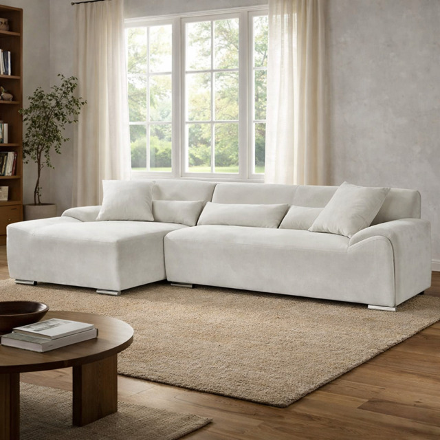 Modena Sofa Beige Left Hand Corner - image 1