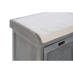 Heritage 3 Drawer Slate Grey Storage Bench - thumbnail 3