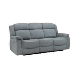 Linden Recliner Sofa Grey 3 Seater - thumbnail 2