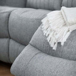 Linden Recliner Sofa Grey 3 Seater - thumbnail 4