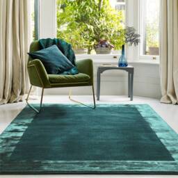 Ascot Rug 120x170cm Aqua Blue Rug - thumbnail 1