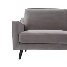 Daffy 2 Seat Sofa Stone Grey Velvet - thumbnail 5