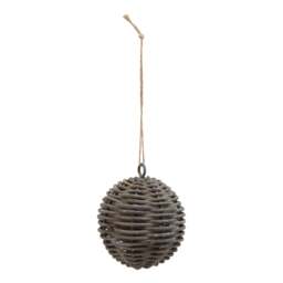 The Noel Collection Wicker Bauble - thumbnail 1